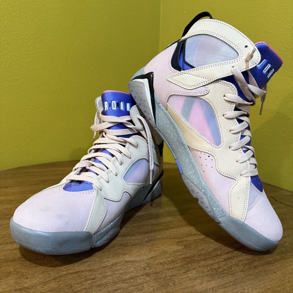 Size 11.5 - Air Jordan 7 Retro SE Sapphire Lightly Worn Nike - Picture 5 of 14